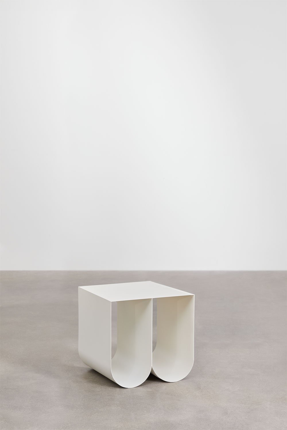 ONIIA Square Side Table, Black