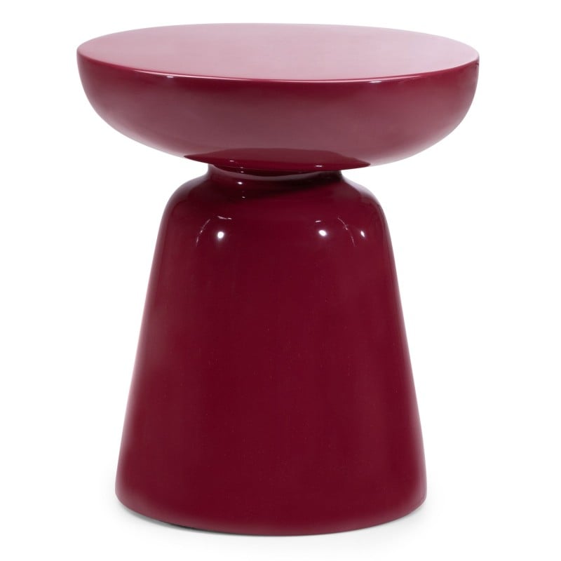 Šoninis staliukas LORANO 40 cm, burgundas