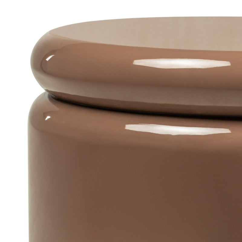 Šoninis staliukas LUNETTA 40 cm, šviesiai rudas/moka