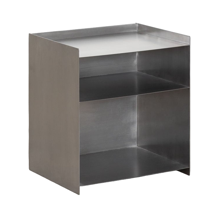 Šoninis staliukas NENDEA, sidabrinis