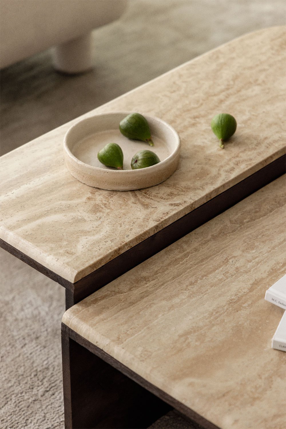 Kavos staliukas CKESUA, akmuo+mango