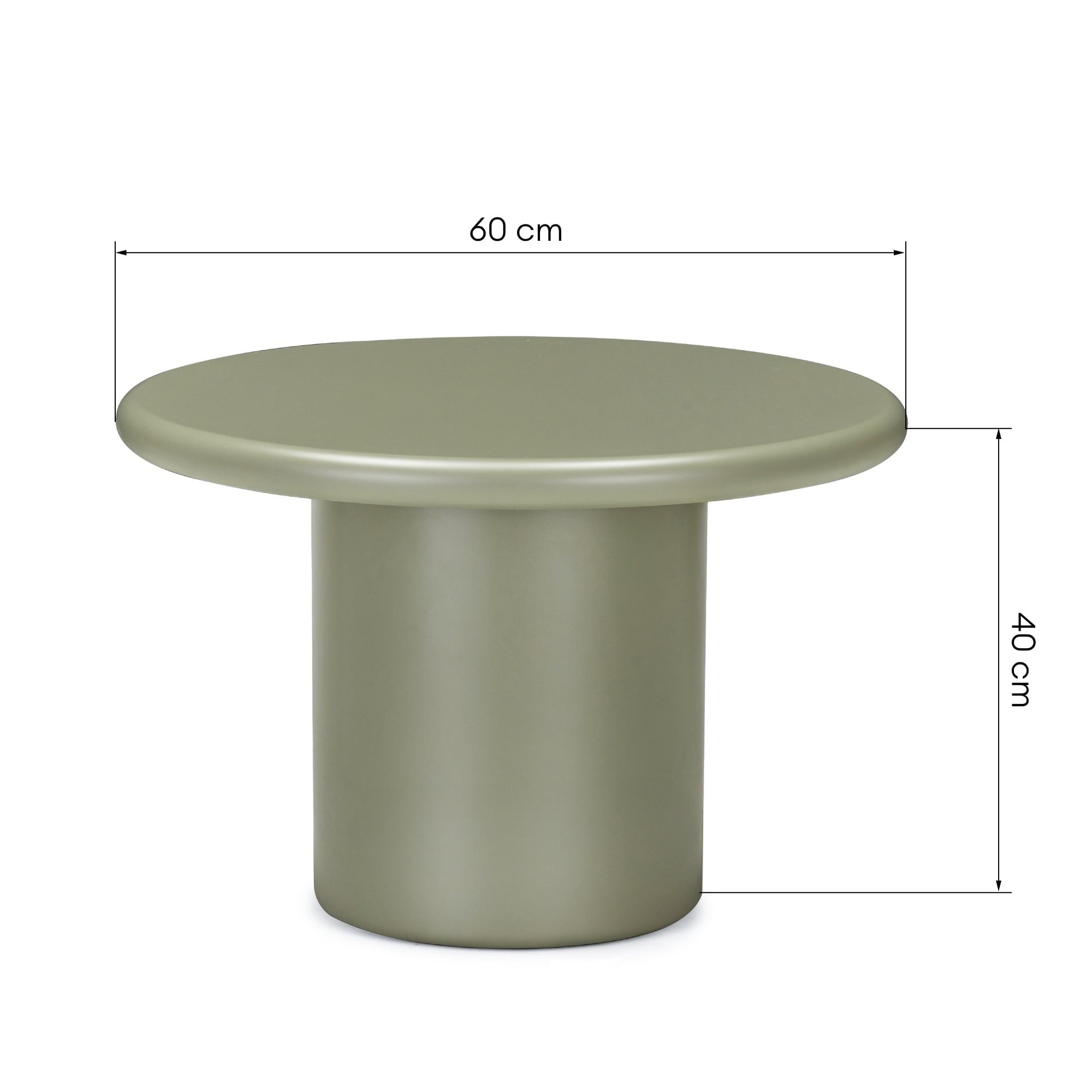 Coffee table AMIRA, oiled, matt, 60 cm