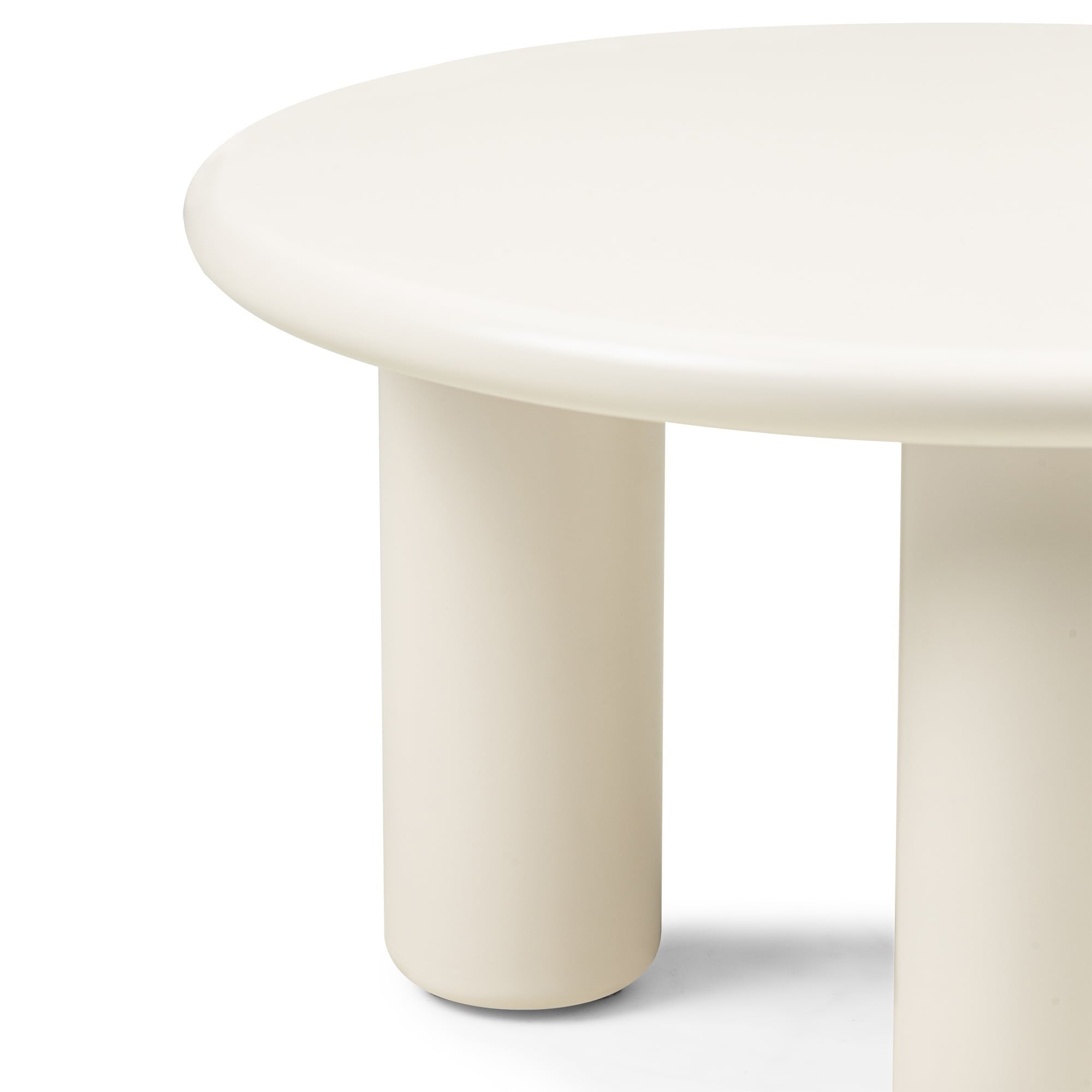 Coffee Table BRIQUE, Cream, Matt, 60 cm