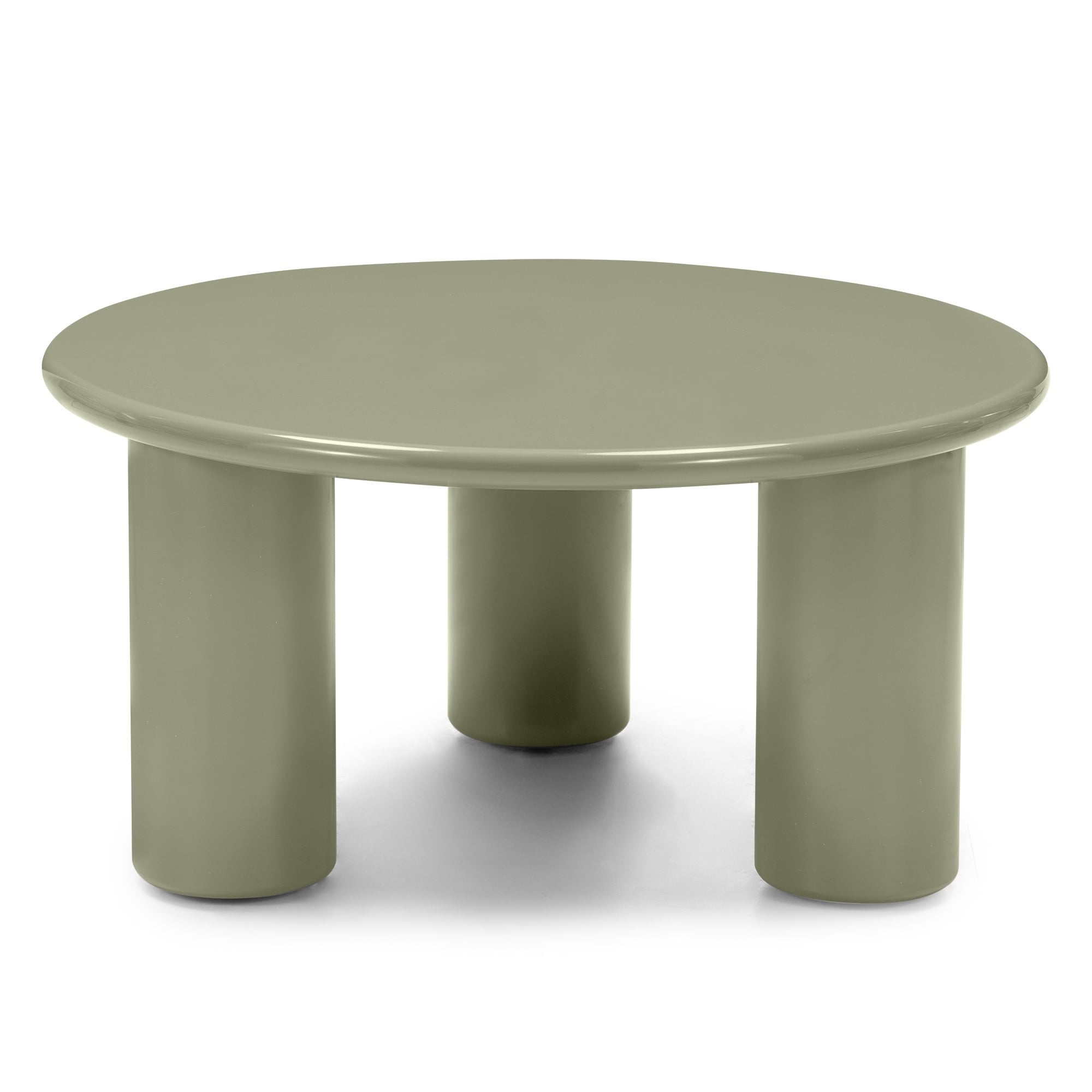 Coffee table BRIQUE, oiled, glossy, 80 cm