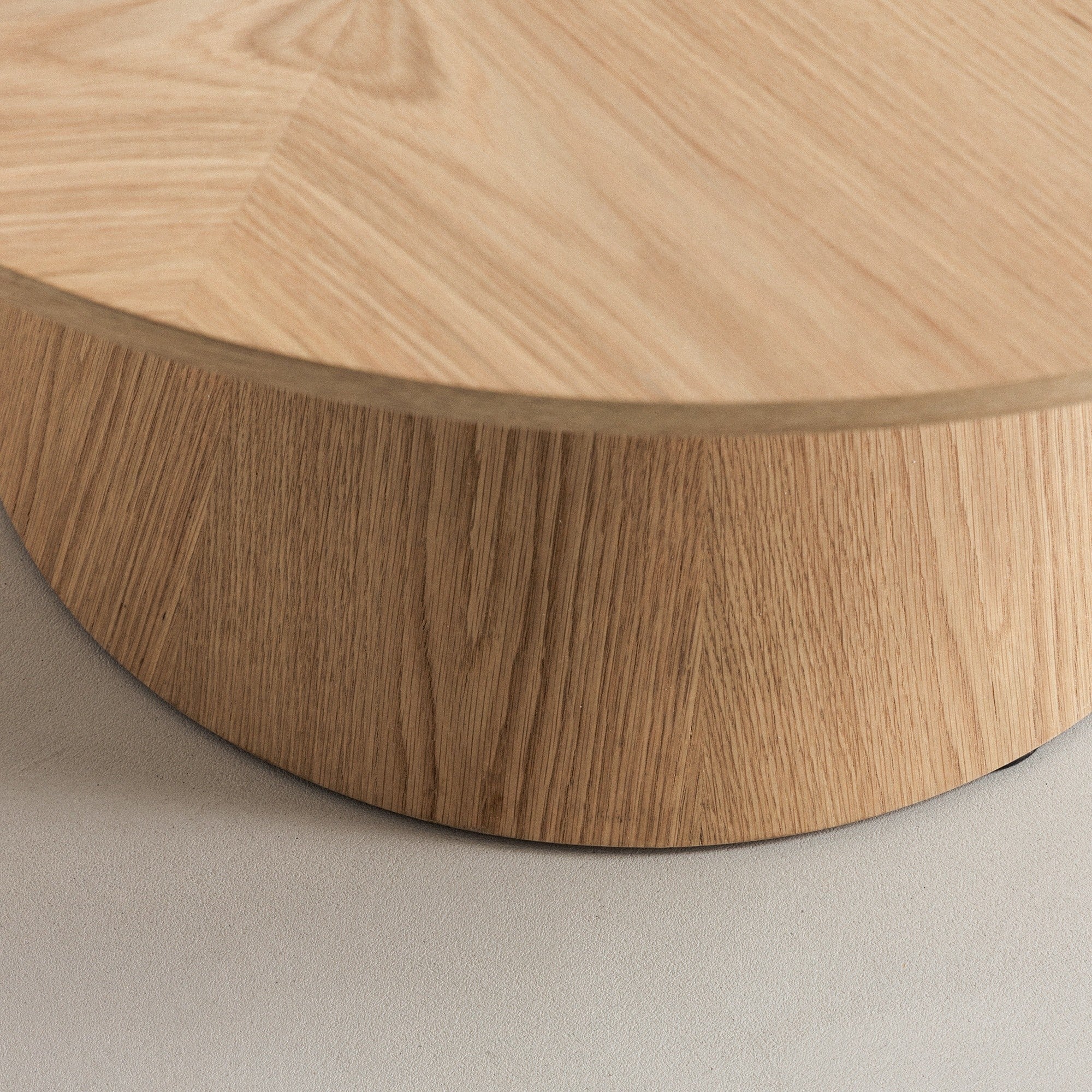 Coffee table DARNEL, oak veneer, 90 cm