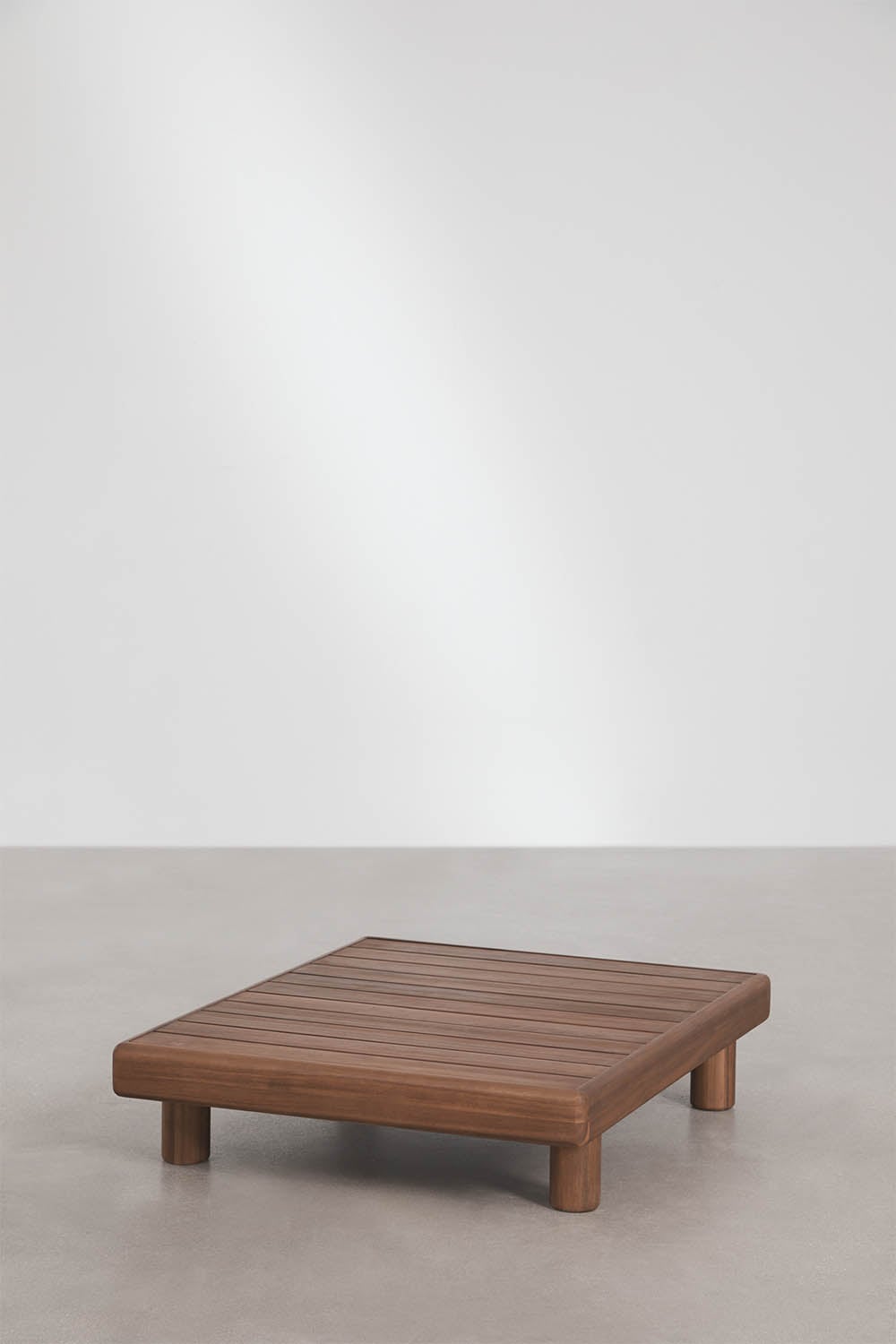 KORKO rectangular outdoor table, acacia, 100x80 cm