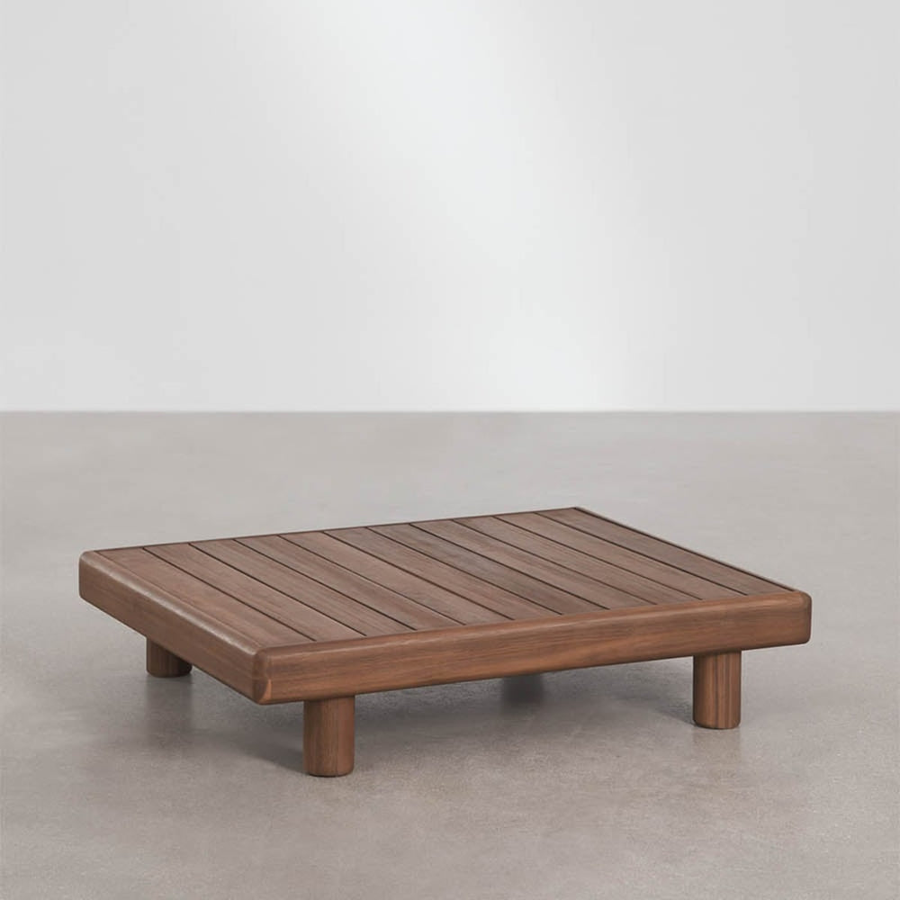 KORKO rectangular outdoor table, acacia, 100x80 cm