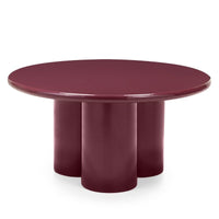 Kavos staliukas VALORE 80 cm, burgundas