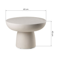 Kavos staliukas LAGUNA 60 cm, smėlio