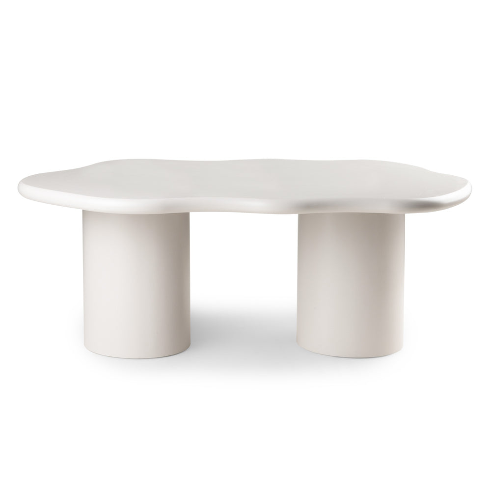 Coffee table NORDET, greyish beige, matte