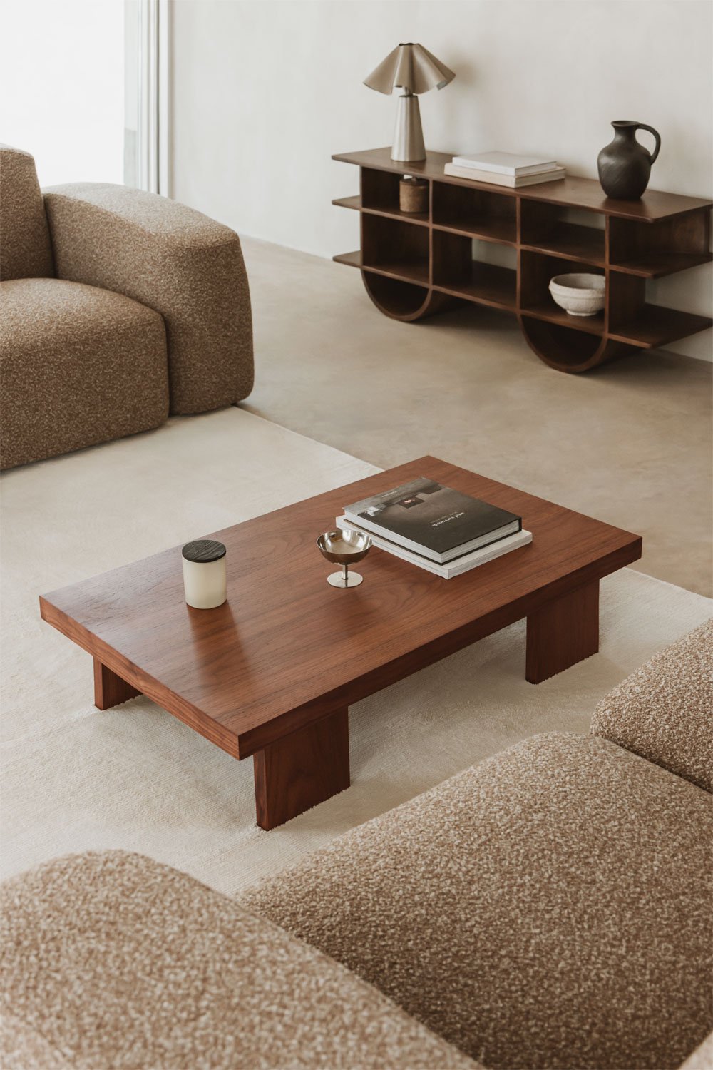 Kavos staliukas BSENUO, MDF ir faneruotė, matinis