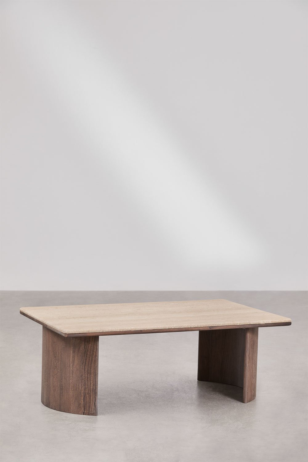 Kavos staliukas CSAREIA, trauvertinas, matinis