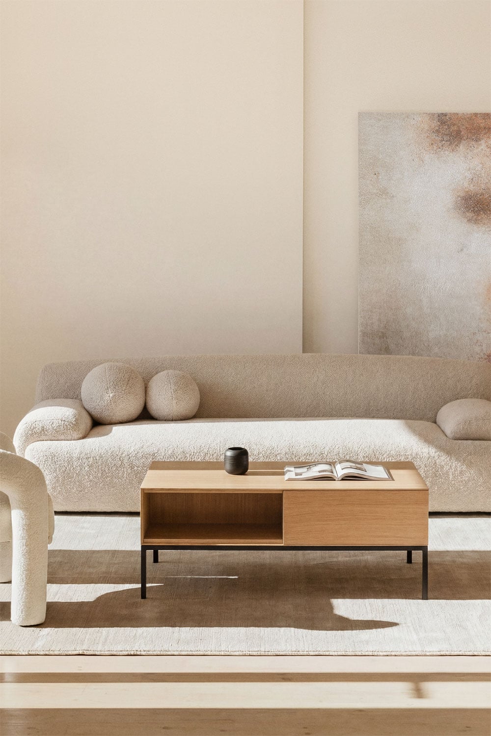Kavos staliukas ANERA, 120×60 cm