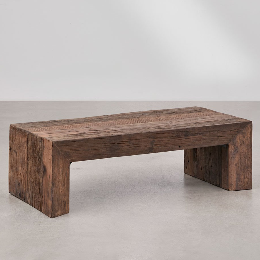 Staliukas kavos JENDEA stačiakampis, perdirbta mediena