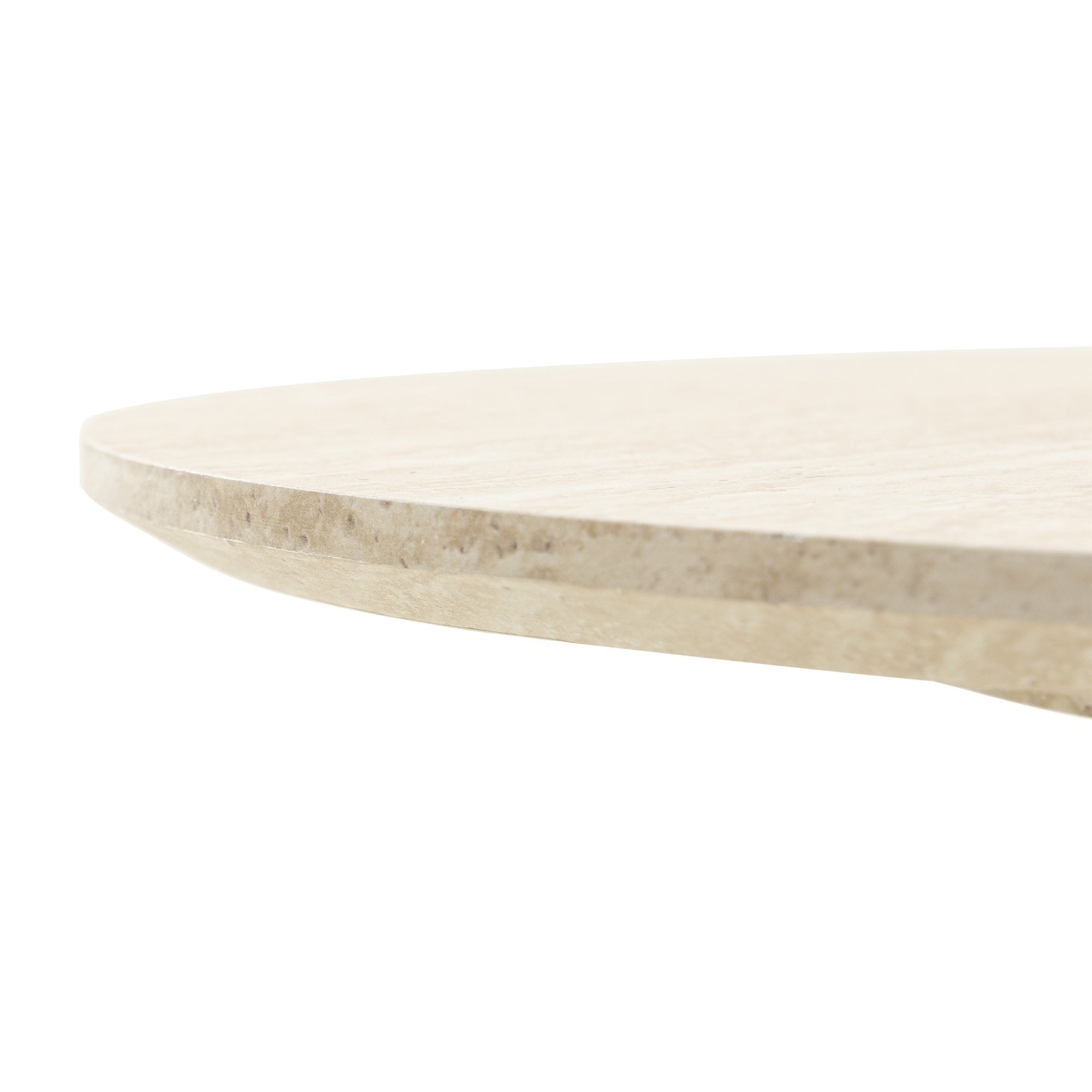 Coffee Table TERRAL I, Travertine Imitation, 45 cm