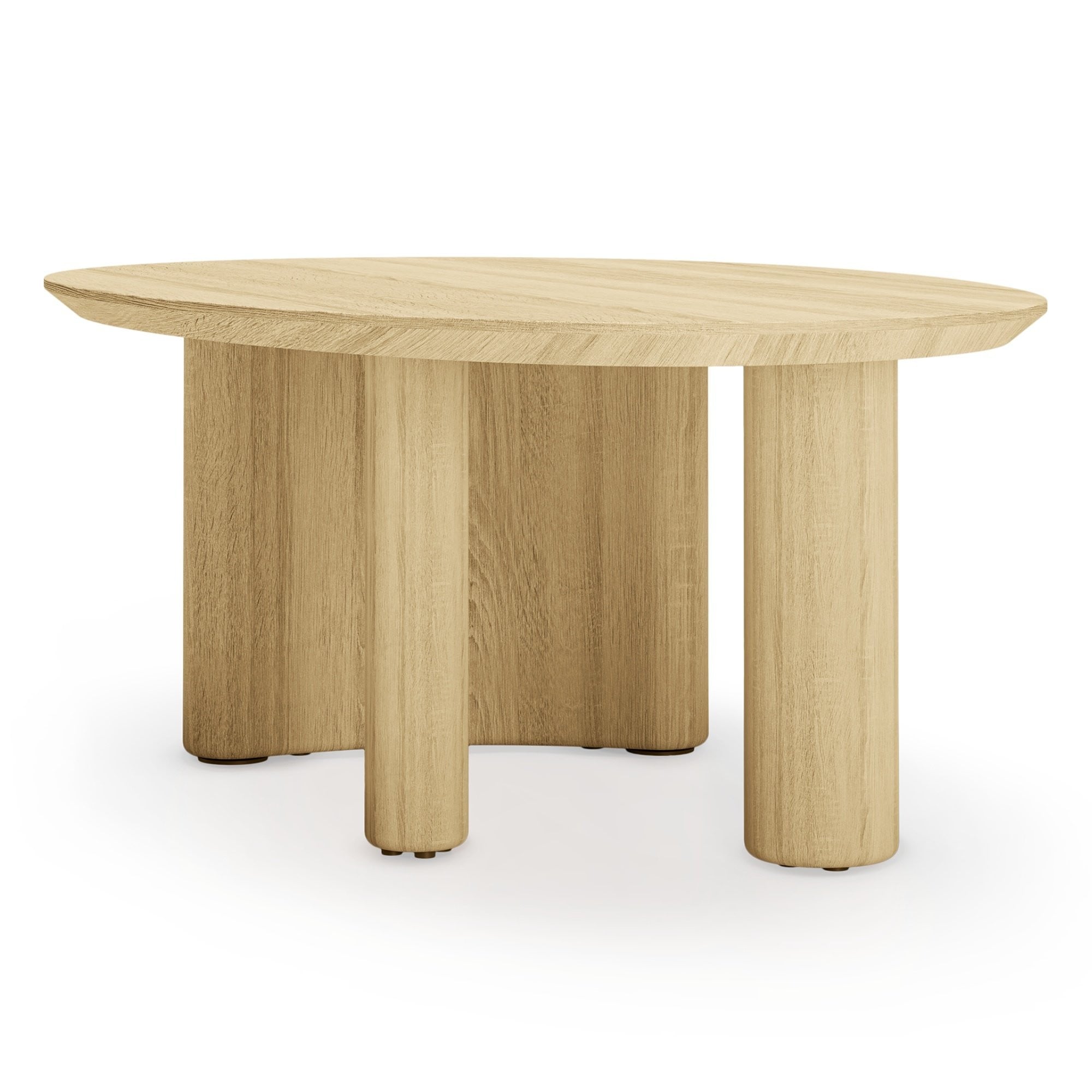 Coffee table VELINO, oak, oval