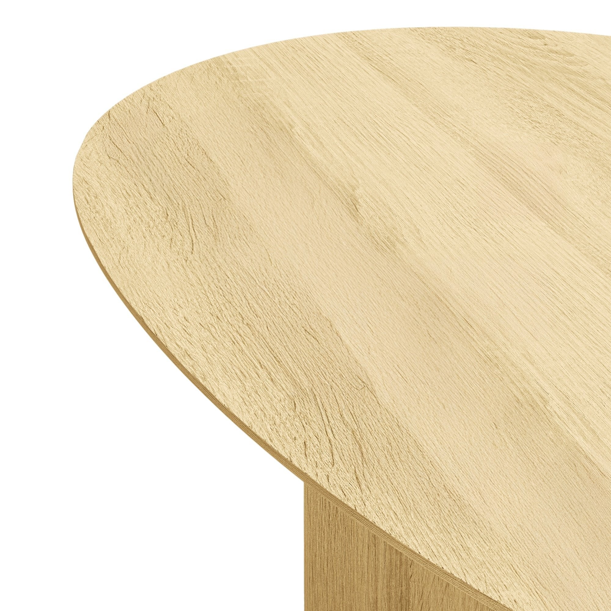 Coffee table VELINO, oak, oval