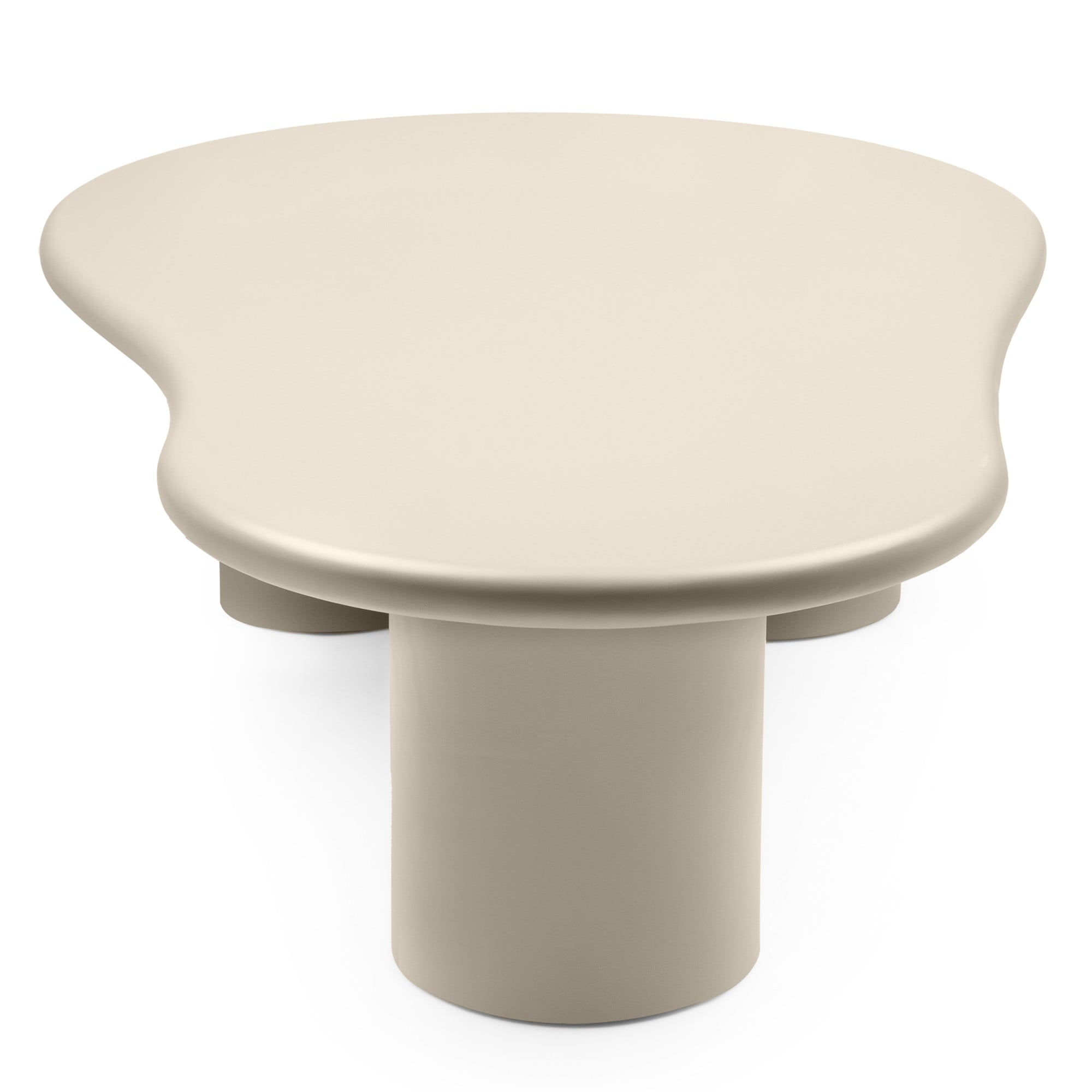 Coffee table ZENITH, dark beige, matte