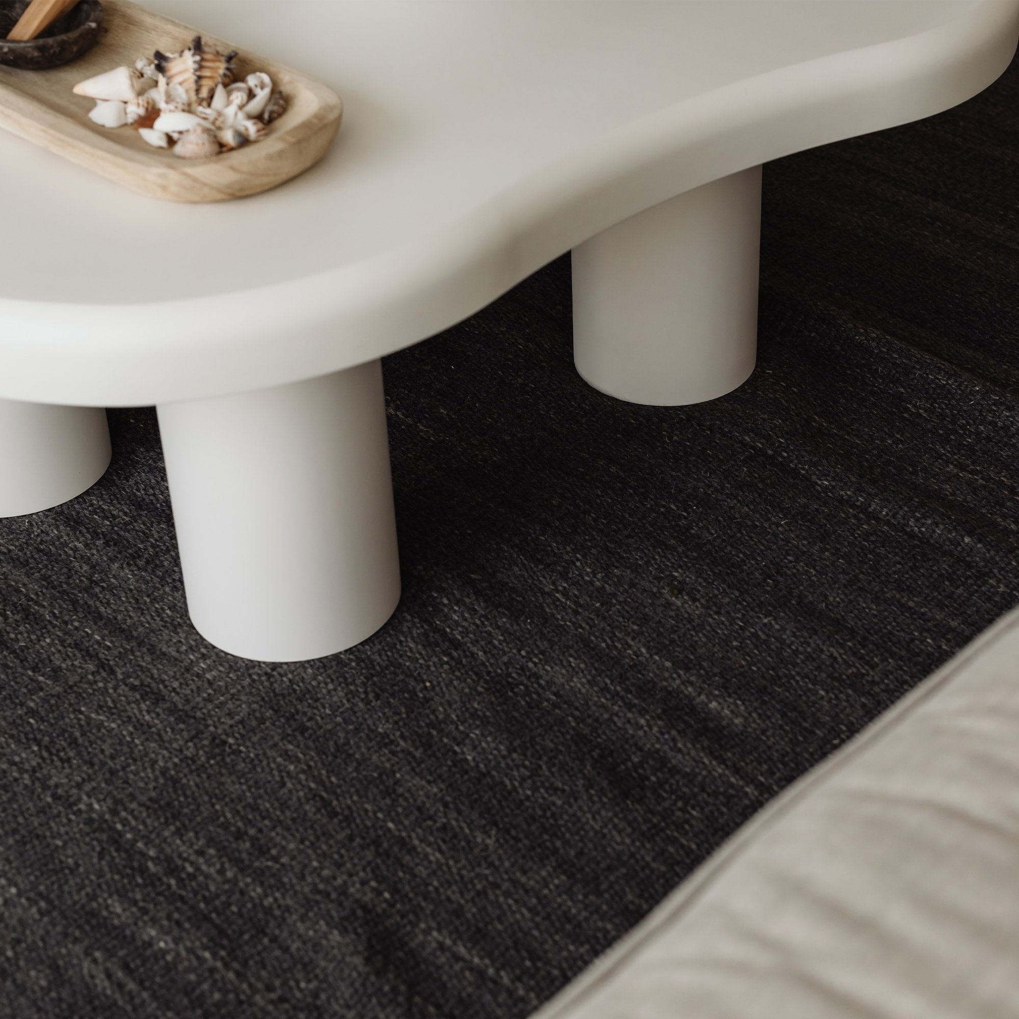 Stalas MODERN, baltas, 100 cm