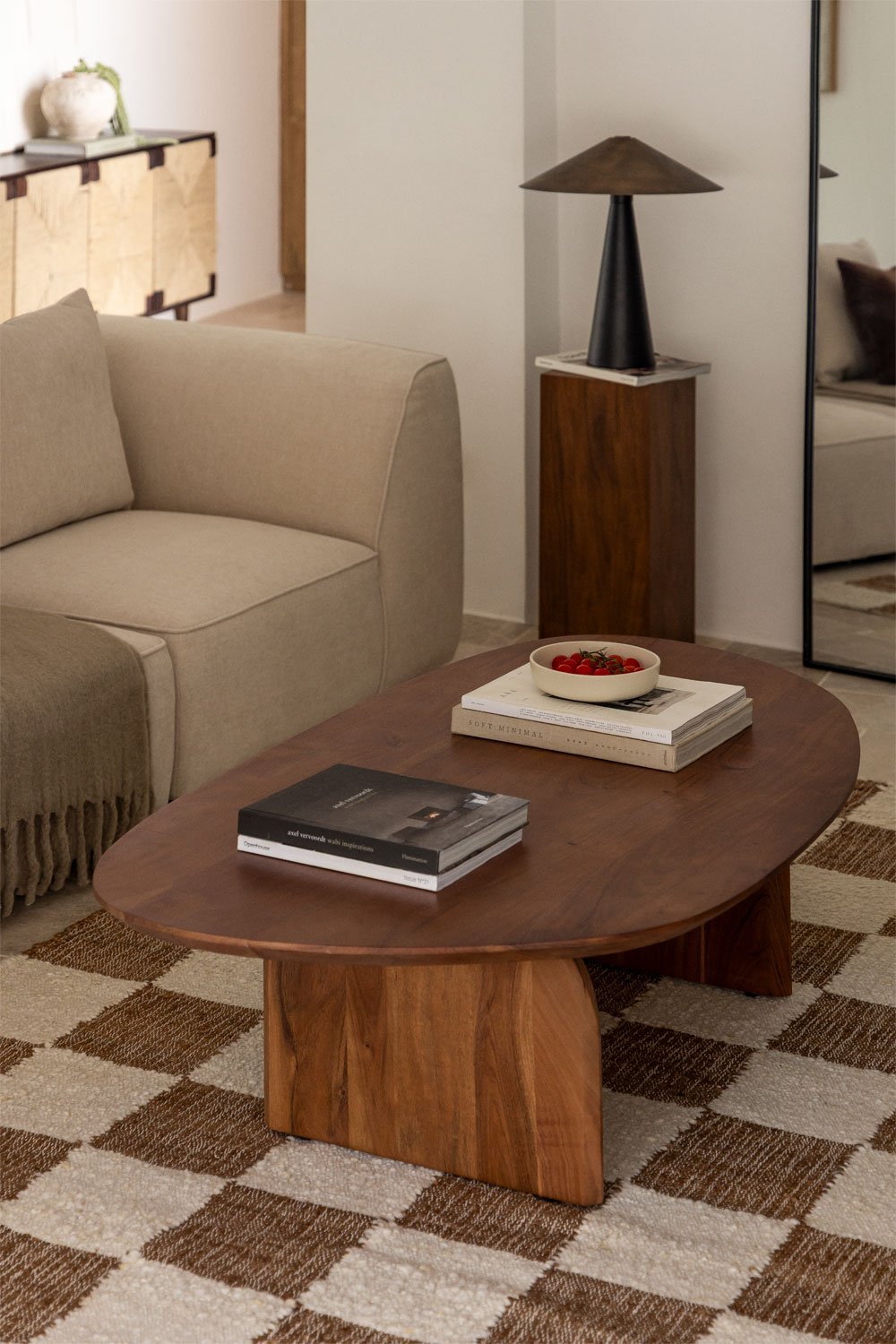 Kavos staliukas BKISA, akacijos medis, matinis