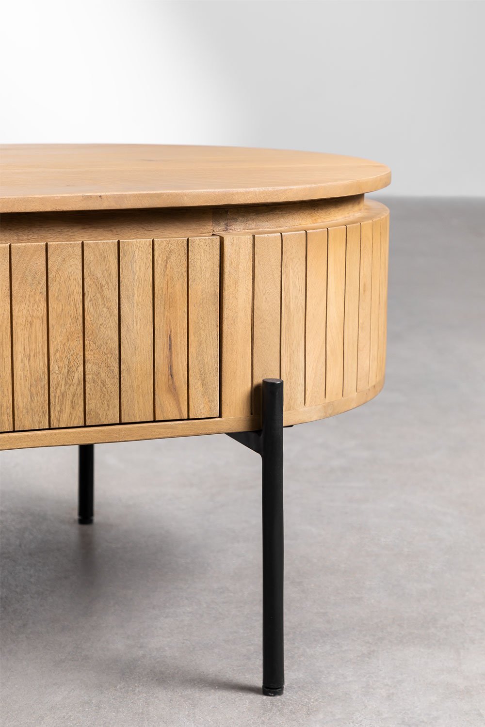 Kavos staliukas ADUMIA, mango medis, stačiakampis