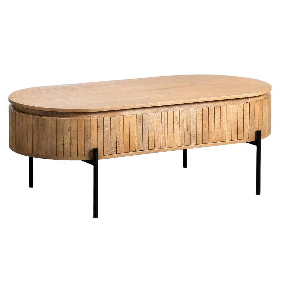 Kavos staliukas ADUMIA, mango medis, stačiakampis