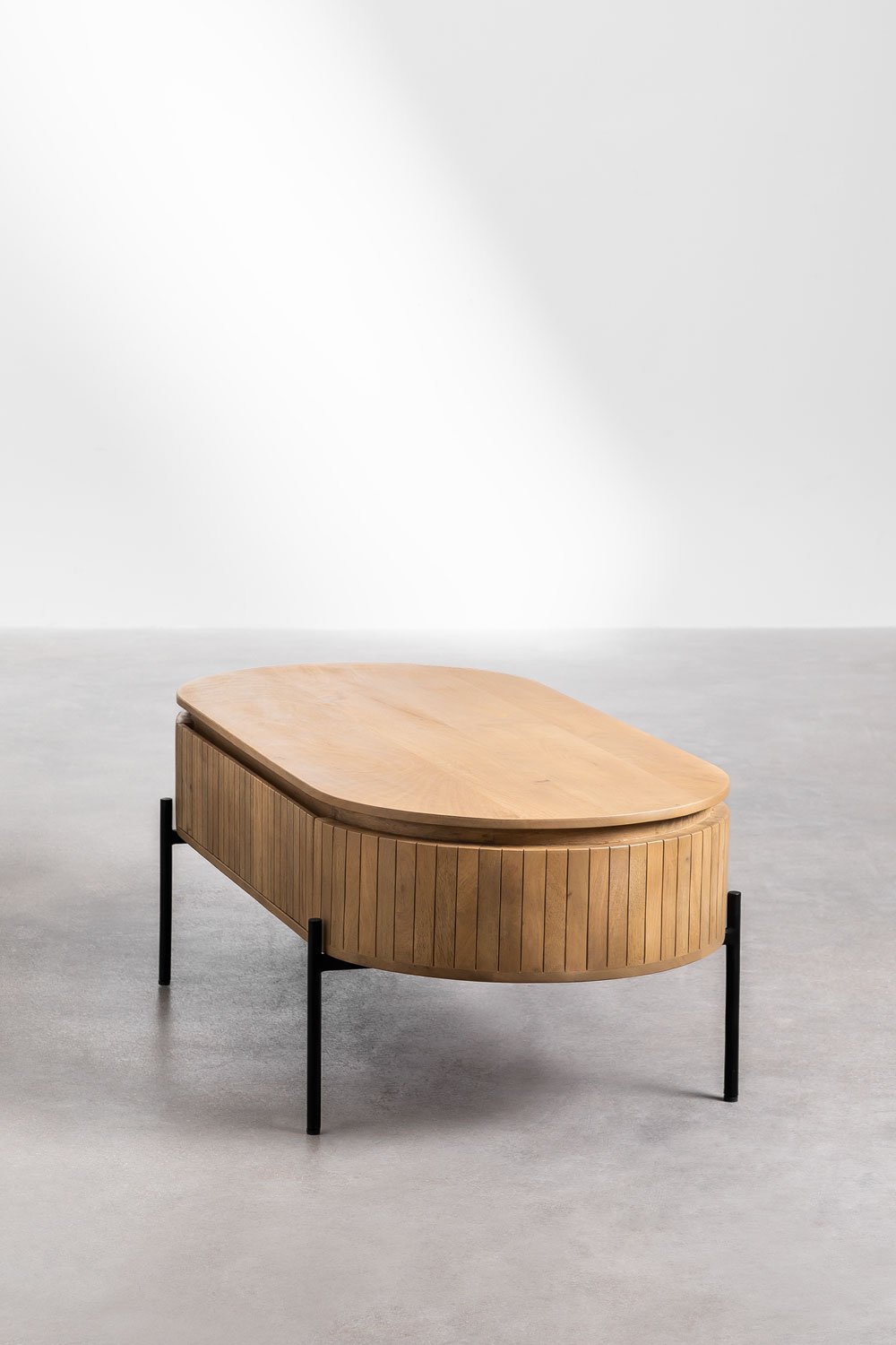 Kavos staliukas ADUMIA, mango medis, stačiakampis