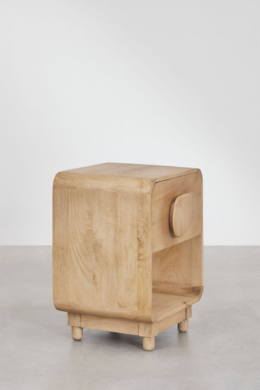 Naktinis staliukas JOLLIE iš mangų ir akacijos medienos