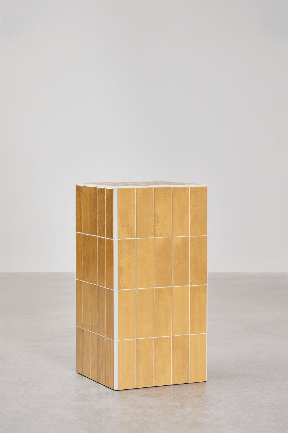 Lauko staliukas BONGANI, geltonas 30x30 cm
