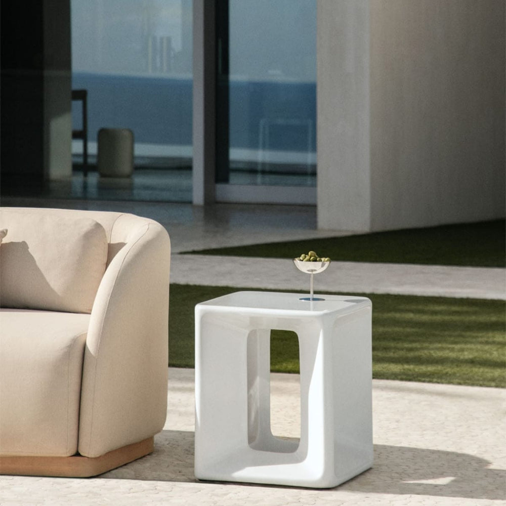 Table KUBIKO, square, white