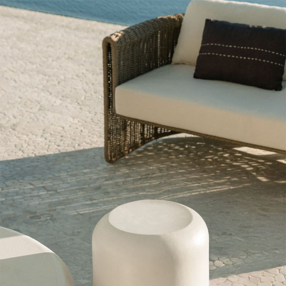 Side table TRAVERTIN, beige