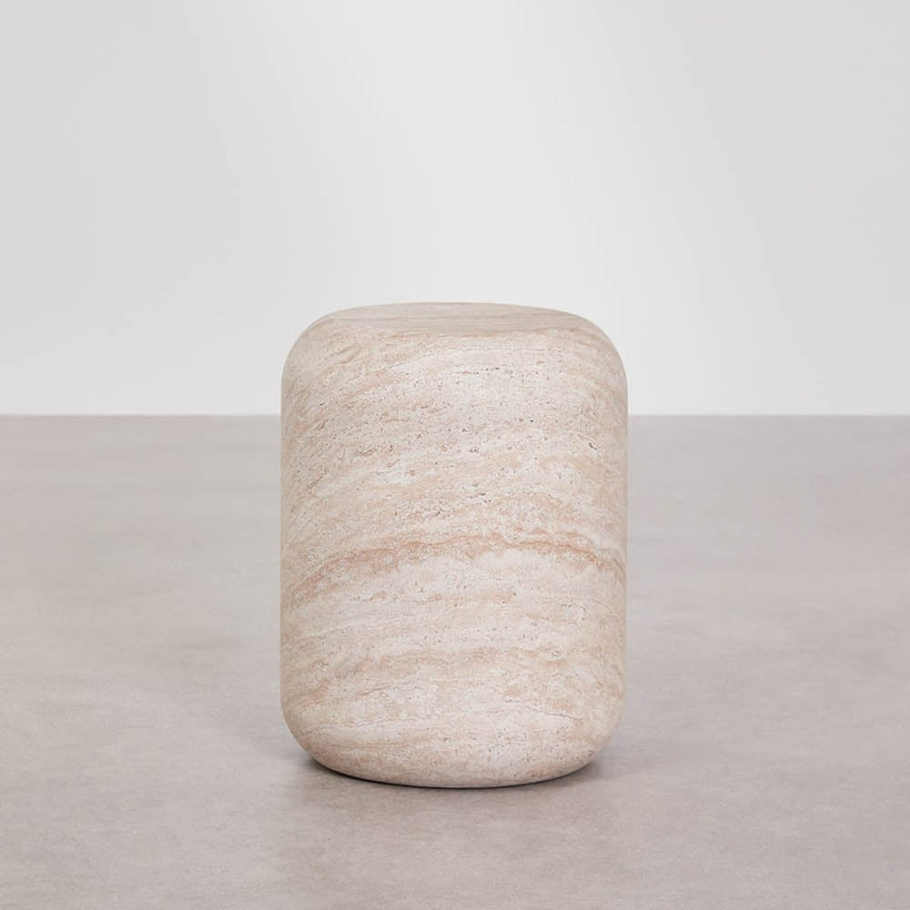 Side table TRAVERTIN, travertine