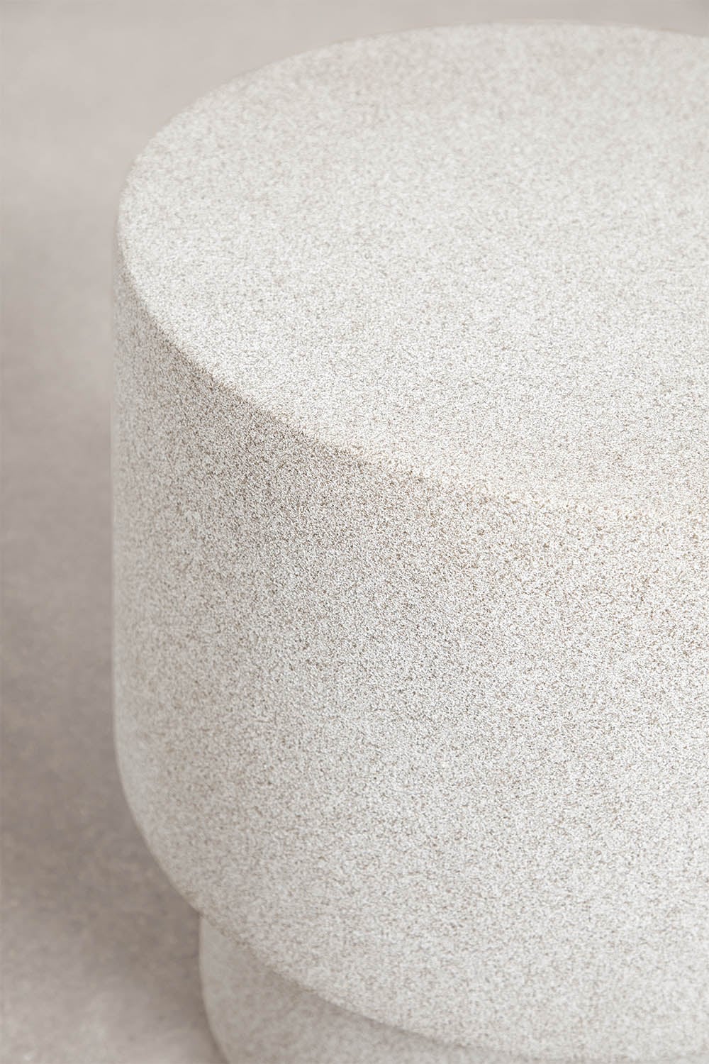Side table CEMINO, sand grey