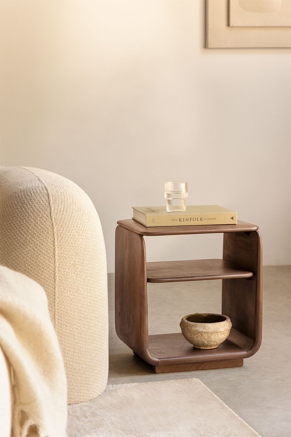 Šoninis staliukas TKISARE, medis