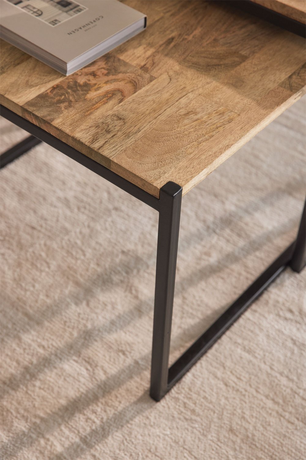 Staliukų rinkinys EMULI iš perdirbtos medienos