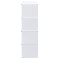 Storage Cube Organizer su 12 kubelių ir pakabinamų strypų PP - Namų Idėja