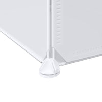 Storage Cube Organizer su 12 kubelių ir pakabinamų strypų PP - Namų Idėja