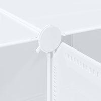 Storage Cube Organizer su 12 kubelių ir pakabinamų strypų PP - Namų Idėja