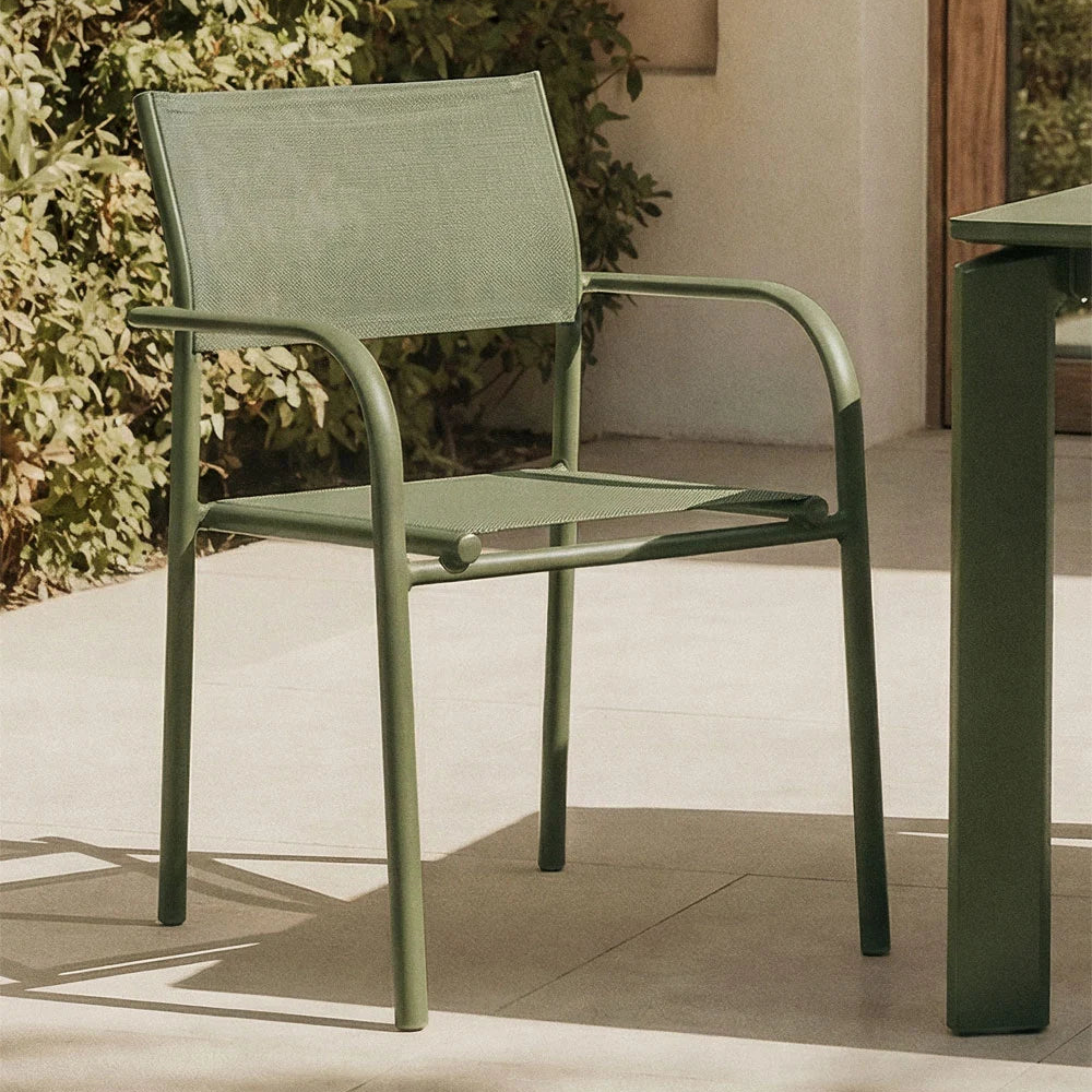 Outdoor chair NOKTO, olive green