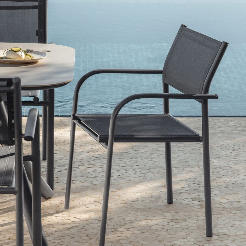 Outdoor chair NOKTO, graphite grey