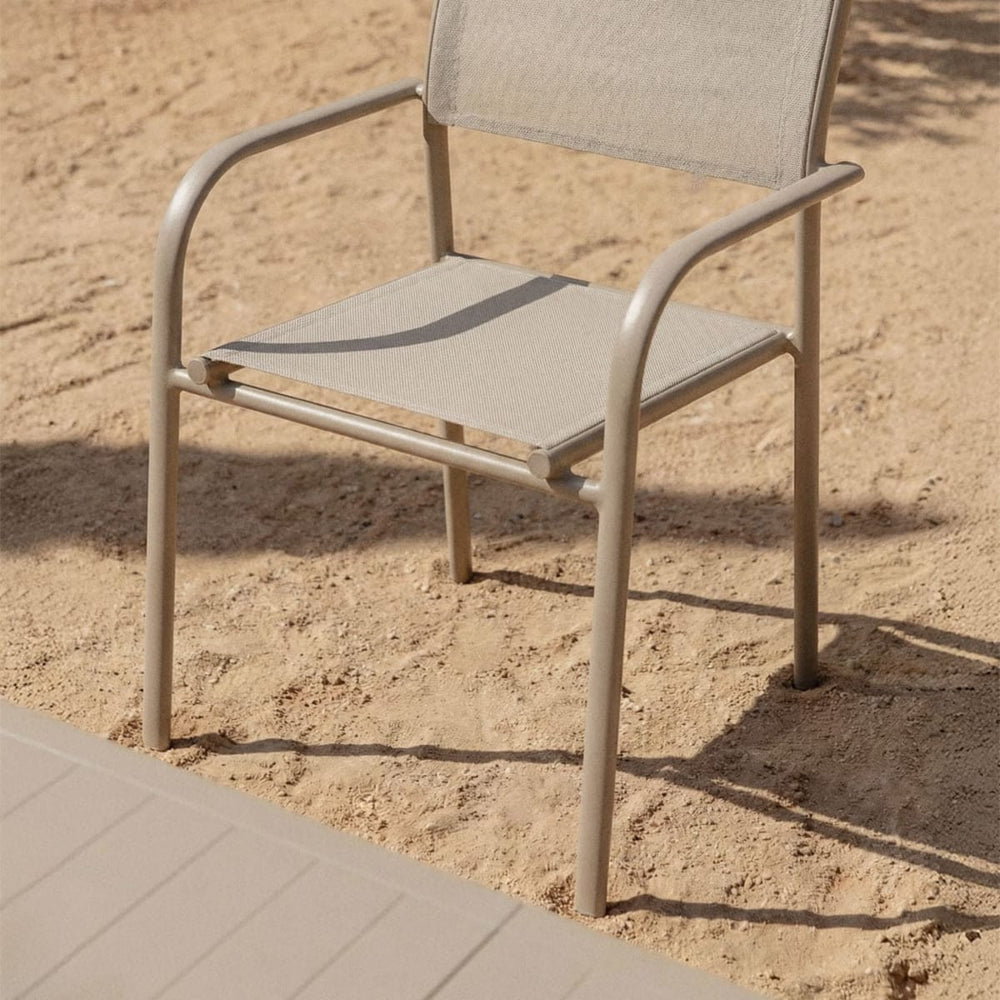 Outdoor chair NOKTO, mocha brown