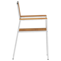 sukraunamos sodo kėdės 6 vnt 54,5x56x87 cm iš tvirto tikmedžio - Namų Idėja