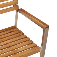sukraunamos sodo kėdės 6 vnt. 54.5x56x89 cm Tvirta akacijos mediena - Namų Idėja
