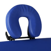 Sulankstomas Masažo Stalas, Medinis Rėmas, 3 zonų, Mėlynas - Namų Idėja
