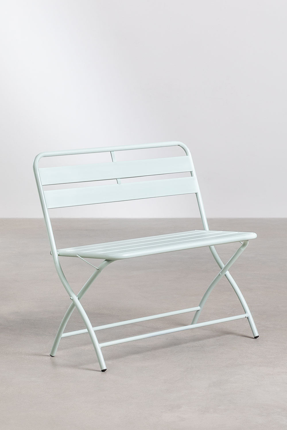 Folding Bench COLORO, Ice Blue