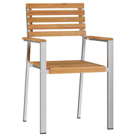 sulankstomos sodo kėdės 6 vnt 54.5x56x89 cm solidžios medžio tikmedžio - Namų Idėja