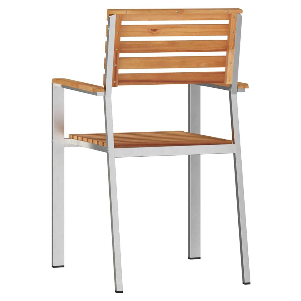 sulankstomos sodo kėdės 6 vnt 54.5x56x89 cm solidžios medžio tikmedžio - Namų Idėja