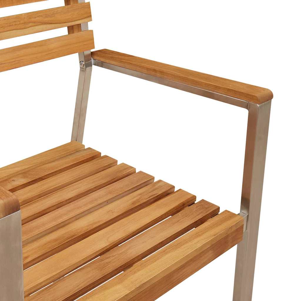 sulankstomos sodo kėdės 6 vnt 54.5x56x89 cm solidžios medžio tikmedžio - Namų Idėja