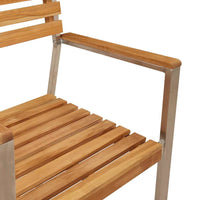 sulankstomos sodo kėdės 6 vnt 54.5x56x89 cm solidžios medžio tikmedžio - Namų Idėja