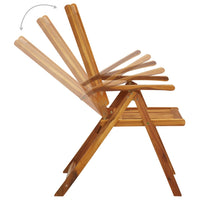 Sulankstomos sodo kėdės su pagalvėmis, 3vnt., akacijos masyvas - Namų Idėja